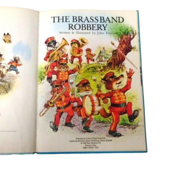 Vintage Kids Book The Brass Band Robbery John Patience Colour Library Books 1989 - Picture 5 of 6